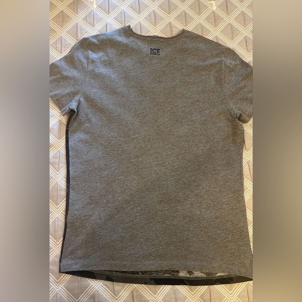 Iceberg LIMITED EDITION Camouflage Mickey Shirt - Black and Gray| size M - Picture 4 of 7